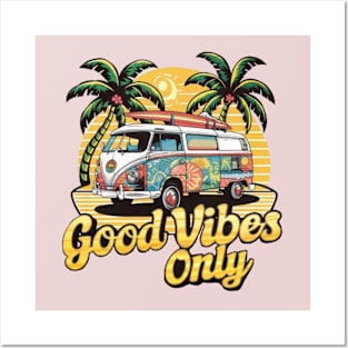 Good vibes 80s Posters and Art